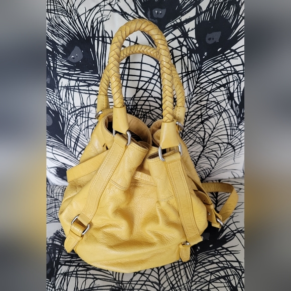 The Sak Yellow Shoulder Bag with Casual Slouchy Style - Picture 6 of 11